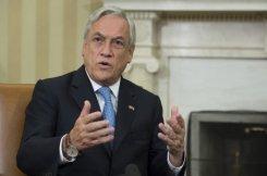 El presidente de Chile Sebastián Piñera en Washington el 4 de junio