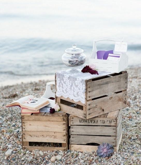 Las cajas de madera son la nueva sensación para bodas