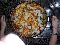 ARROZ  CON  PAVA Y  BACALAO