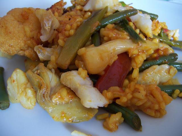 ARROZ  CON  PAVA Y  BACALAO
