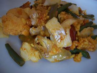 ARROZ  CON  PAVA Y  BACALAO