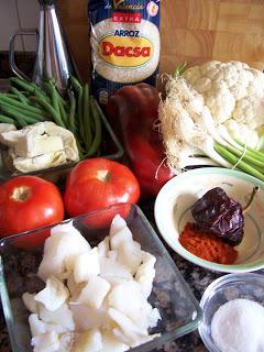 ARROZ  CON  PAVA Y  BACALAO