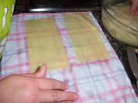 LASAÑA DE ESPINACA Y BACON