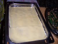 LASAÑA DE ESPINACA Y BACON