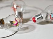 origami bombillas/ light bulbs