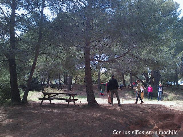 El parque de La Vallesa en Calpe (Alicante)