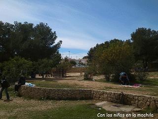 El parque de La Vallesa en Calpe (Alicante)
