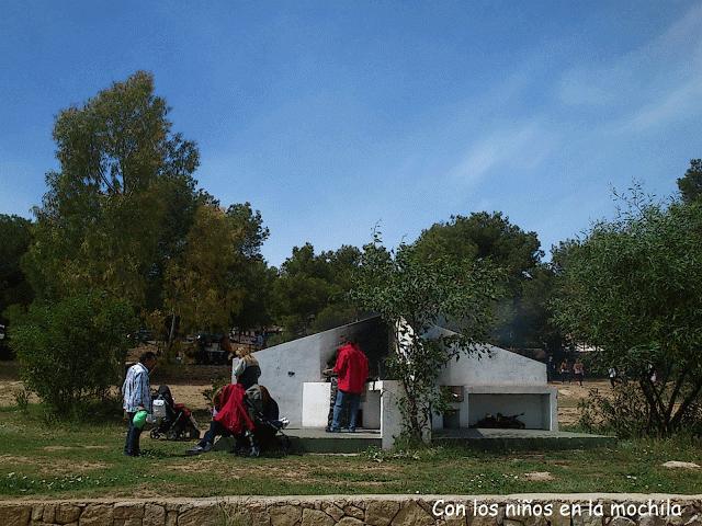 El parque de La Vallesa en Calpe (Alicante)