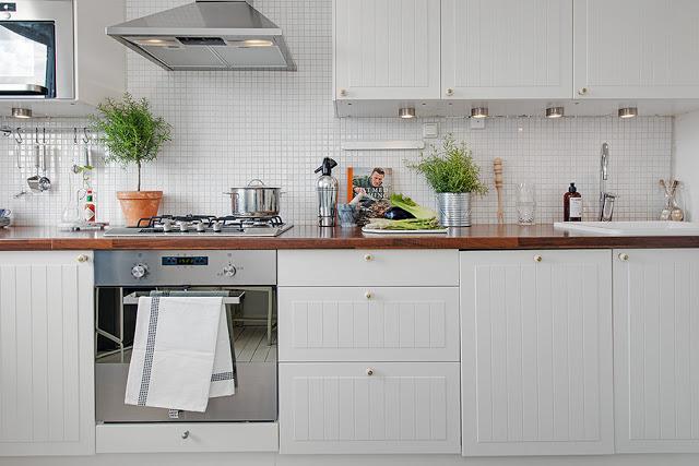 Un piso coordinado en BLANCO Y NEGRO