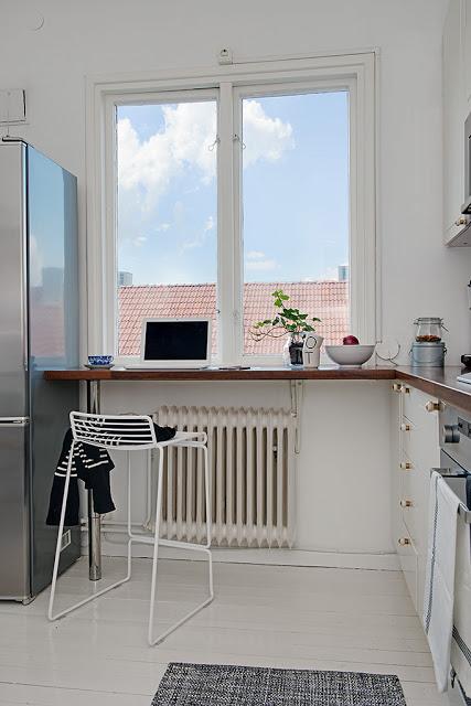 Un piso coordinado en BLANCO Y NEGRO