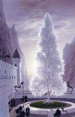 The White Tree for a seedling was found by Mithrandir in the snows of Mindolluin