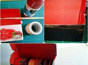 Caja reciclada para washi tapes