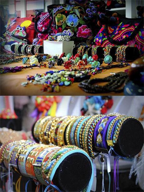 Objetos y prendas de artistas y artesanos en el Mercadillo Chic de El Encinar de los Reyes