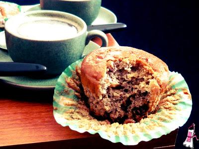 Muffins de banana dulces y crocantes!