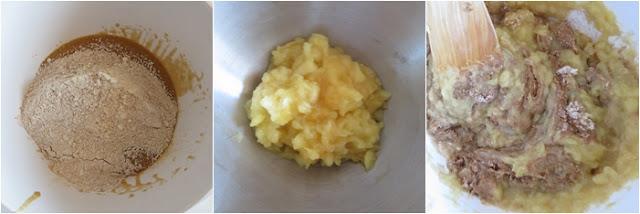 mufins integrales de manzana y canela