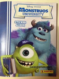 Monstruos University colección de stickers cromos de Panini Disney Pixar a la venta