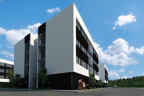 A-cero presenta la construcción de bloques de viviendas a partir de elementos prefabricados