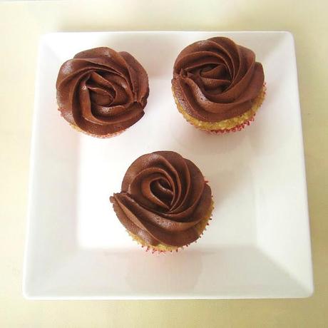Cupcakes de Quinua con Buttercream  (Espectacular) de Chocolate