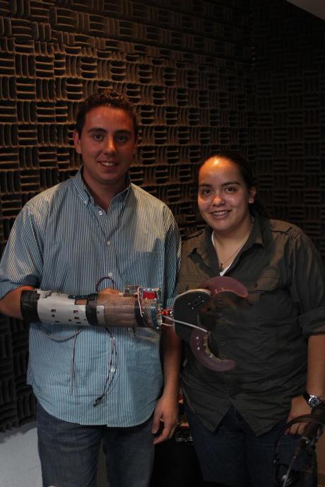 Crean estudiantes prótesis robótica termosensible