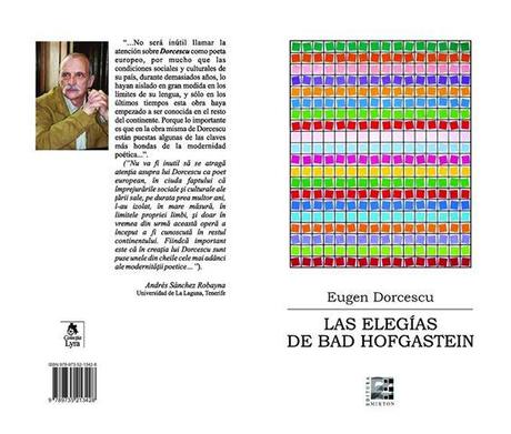Foto: Hoy sale a la venta, el poemario del gran poeta rumano Eugen Dorcescu, traducido por Coriolano González, y en la portada uno de mis cuadros CRISTALES DEL CREPÚSCULO, AÑO 2003