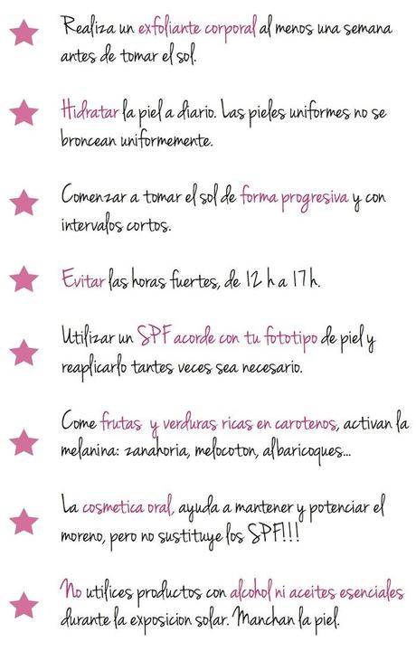 8 Consejos para un bronceado sano y duradero