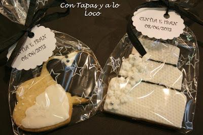 Galletas de novia  fondant y glasa