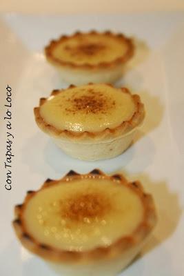 Tartaletas de crema catalana TM