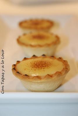 Tartaletas de crema catalana TM