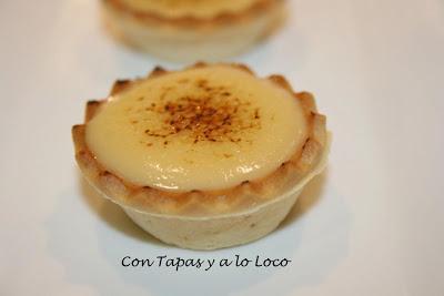 Tartaletas de crema catalana TM