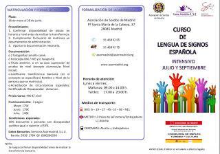 Curso de LSE intensivo de ASORMADRID Curso de LSE intensivo de ASORMADRID