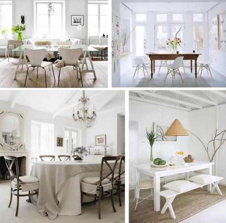 decoración con color blanco. homepersonalshopper