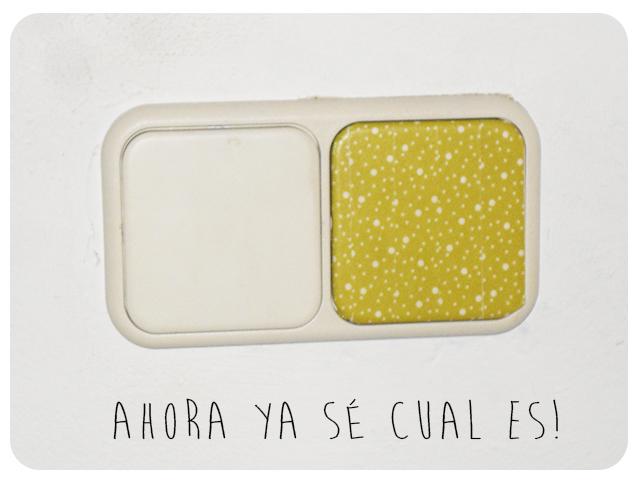 Diferenciar interruptores con Washi