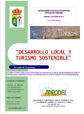 Jornada de Desarrollo Local y Turismo Sostenible organizada por APRODEL y  el Ayuntamiento de Ossa de Montiel