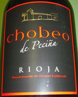 Chobeo de Peciña Tinto de Autor 2007, de Bodegas Hnos. Peciña.