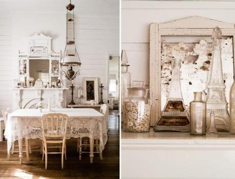 white rustic house