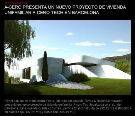 A-cero presenta un propuesta de paisajismo para la vivienda A-cero Tech ubicada en Barcelona