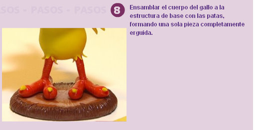 Gallo reloj de la web