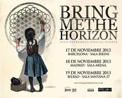 Bring Me The Horizon en Barcelona, Madrid y Bilbao