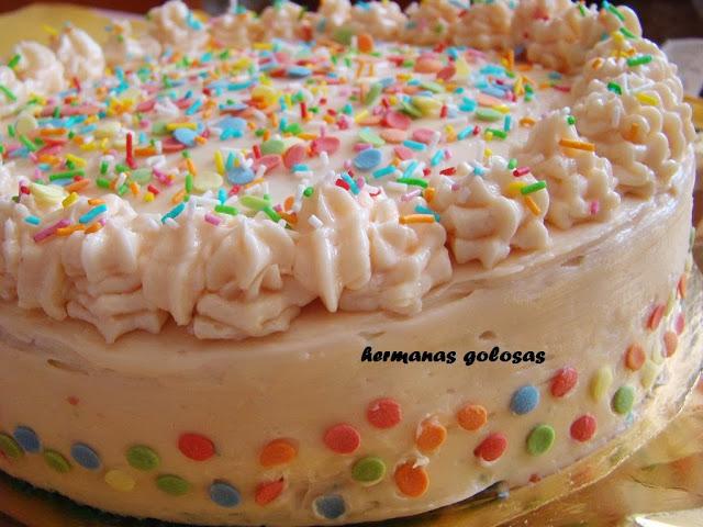 TARTA CUADRITOS DE COLORES