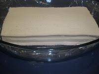 Pastel frío de atún y langostinos