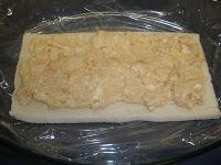 Pastel frío de atún y langostinos