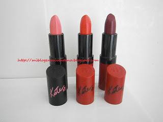 Mis labiales Kate de Rimmel London.