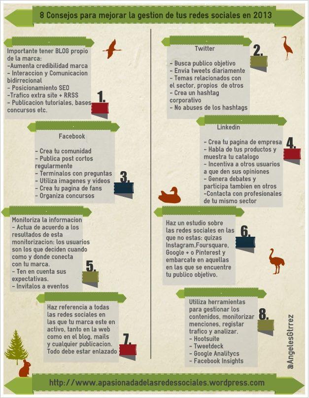 8 consejos para mejorar la gestión de tus redes sociales