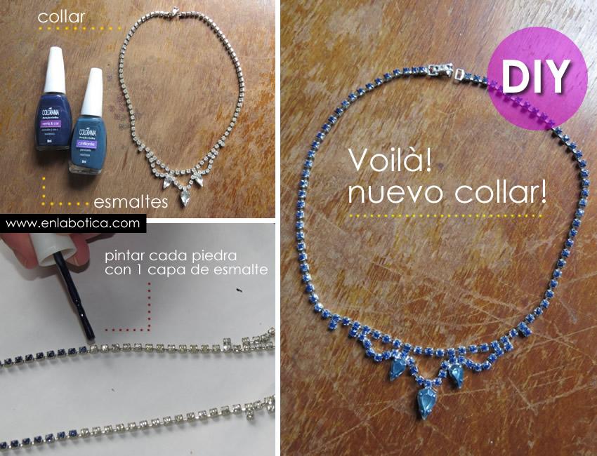 DIY: renovando un collar de strass