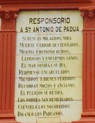 Responsorio a San Antonio.