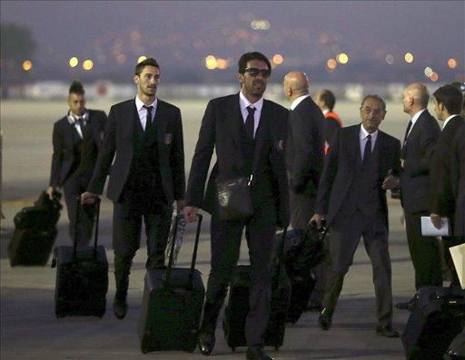 Italia llega a Río para la Copa Confederaciones y se entrena este mismo lunes