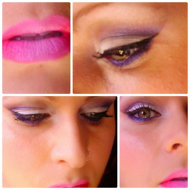 look  white smokey eye