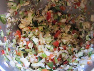 Pastelitos de coca de verduras