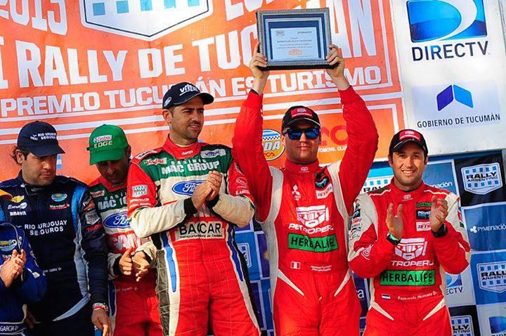 NICOLÁS FUCHS OBTUVO EL TERCER LUGAR EN EL RALLY DE TUCUMÁN ARGENTINA. VÁLIDO POR EL CAMPEONATO ARGENTINO DE RALLY