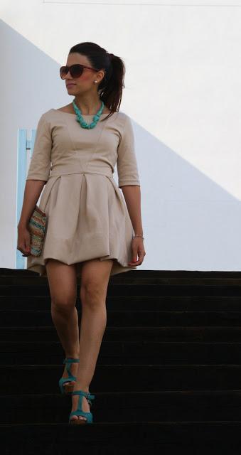 Beige dress